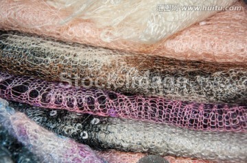 面料質地的背景